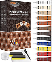 Load image into Gallery viewer, Endhokn Leather, Vinyl Recoloring Repair Kit - Car Seats, Sofas and Leather Products Crack, Fade, Wear Color Repair Paste 200ml (12 Colors)